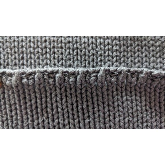 Avalin Knitwear USA Women's Multi-Way Knitwear Wrap Scarf Gray Cotton 70 * 18" - Picture 10 of 10